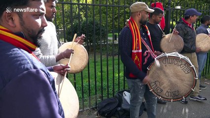 Noisy protest greets mining firm Vedanta's final London AGM