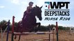 Alex Gray shows off her horse riding Skills on WPT