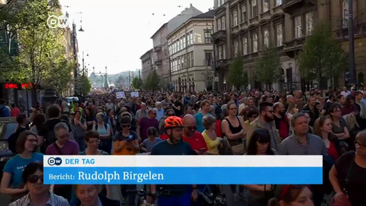 Ungarn: Proteste gegen Universitätsgesetz | DW Deutsch