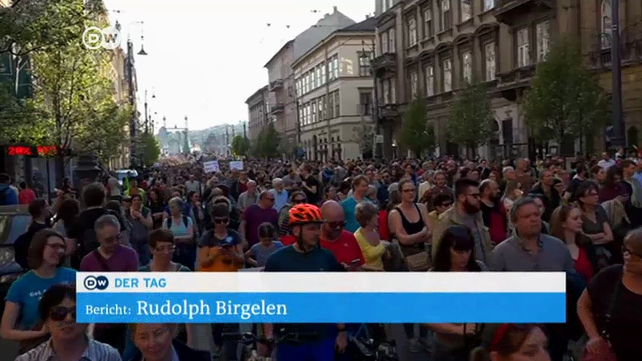 Ungarn: Proteste gegen Universitätsgesetz | DW Deutsch