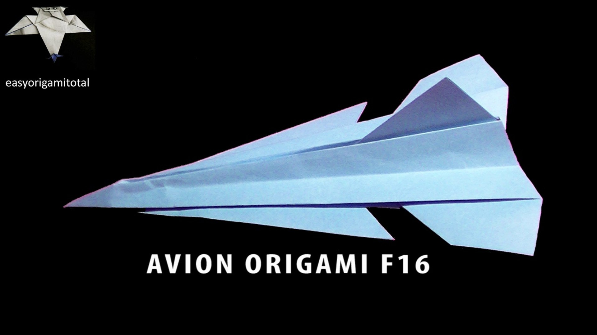 AVION ORIGAMI DE COMBATE TIPO F16 - video Dailymotion