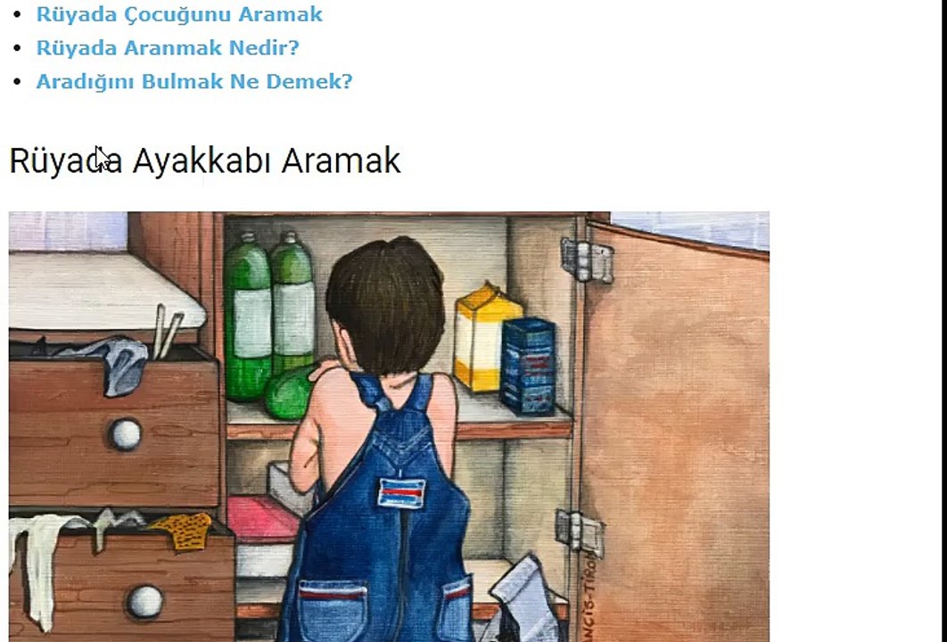Rüyada bir şey aramak ne demek