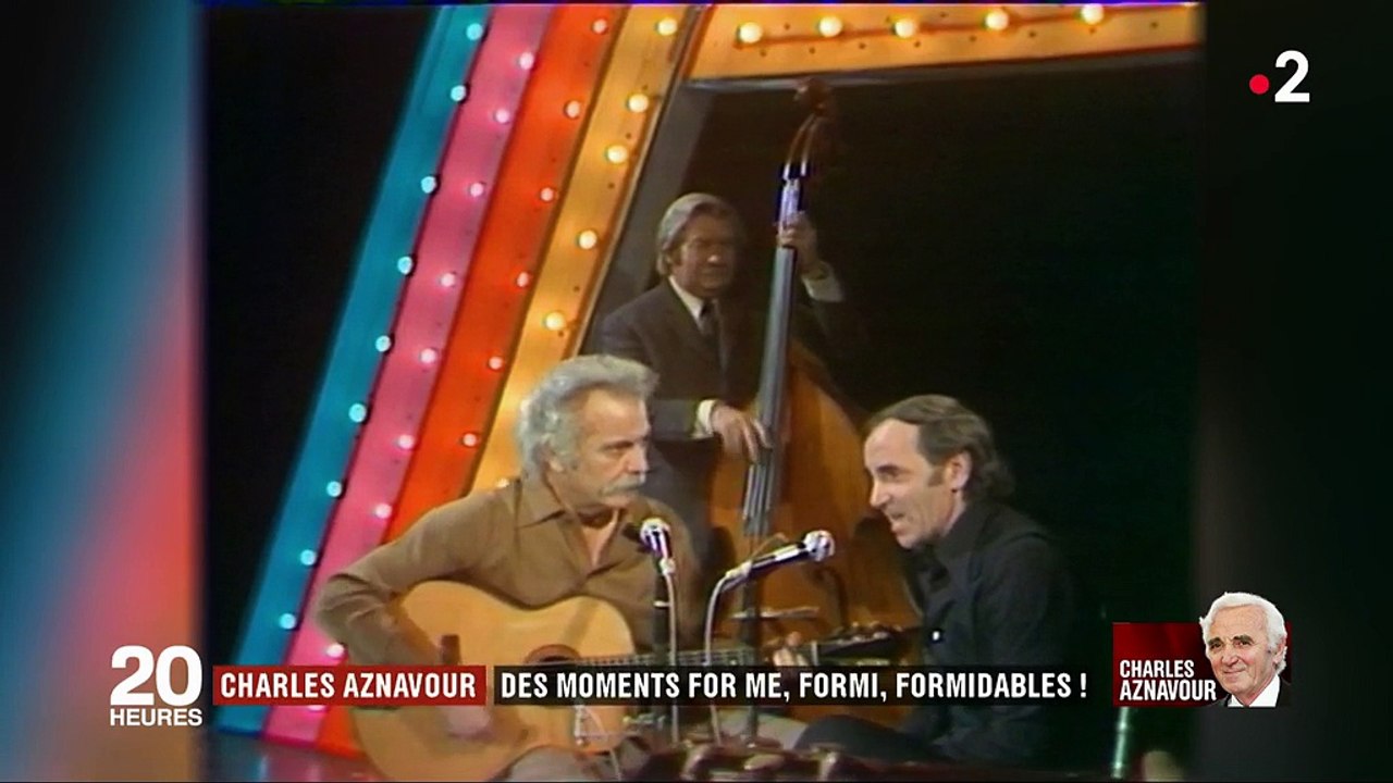 Charles Aznavour : des moments for me, formi, formidables !
