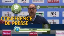 Conférence de presse ESTAC Troyes - AJ Auxerre (1-0) : Rui ALMEIDA (ESTAC) - Pablo  CORREA (AJA) - 2018/2019