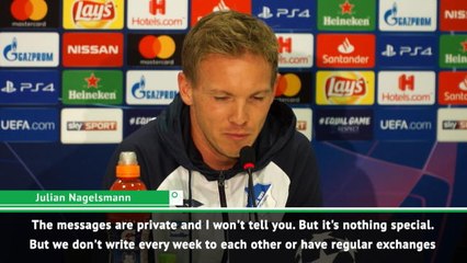 I talk with Guardiola but I can't call him my idol - Nagelsmann