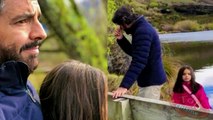 Eugenio Derbez, Alessandra Rosaldo y su hija Aitana disfrutan los paisajes de Nueva Zelanda
