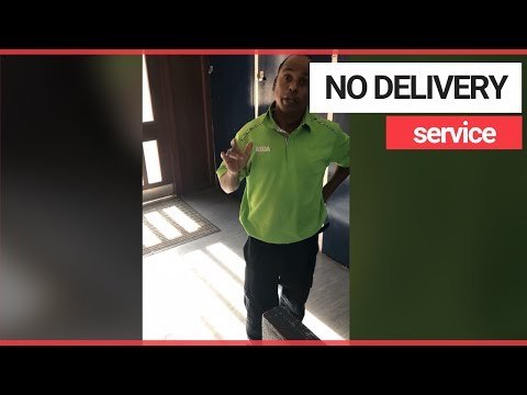 Asda delivery man refuses to help pregnant mother carry shopping | SWNS TV