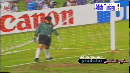 ضربات الترجيح مباراة تونس و الغابون ربع نهائي كاس افريقيا 1996
