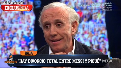 Eduardo Inda: "Messi y Piqué, divorcio total"