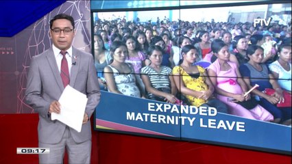 Panukalang expanded maternity leave, aprubado na ng BiCam