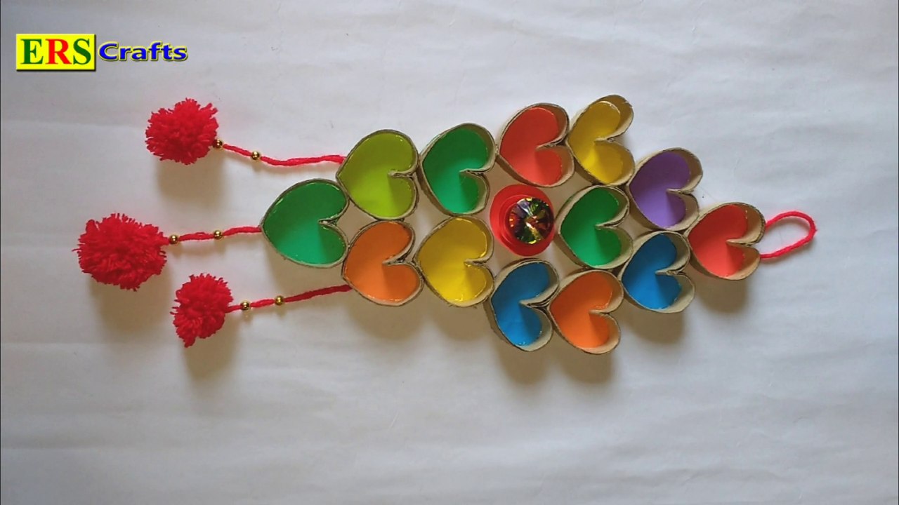 DIY: Wall hanging ideas with paper & tisu holder 2018