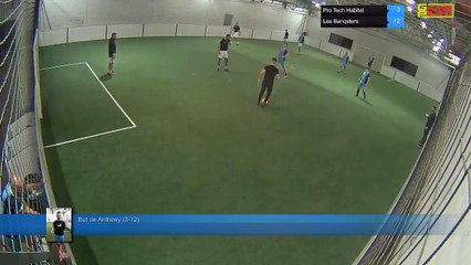 But de Anthony (3-12) - Pro Tech Habitat Vs Les Banqsters - 01/10/18 21:00 - LIGUE 1