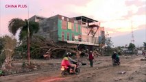 The city of Palu in Indonesia's Central Sulawesi Province was devastated by a tsunami after it was hit by a strong 7.5 earthquake and aftershocks.