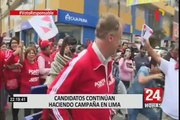 Candidatos a la alcaldía de Lima y sus actividades en la última semana de campaña