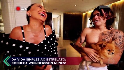 Sabrina Sato visita a mansão de Whindersson Nunes