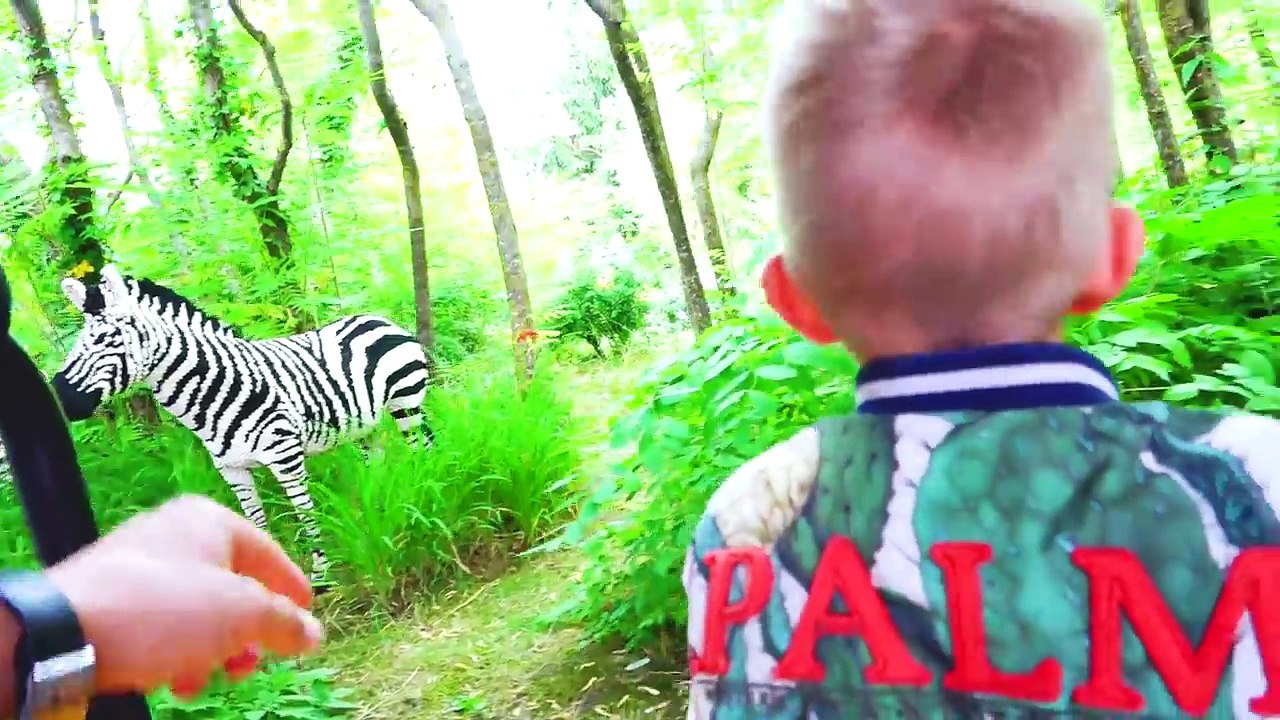 Huge Amusement Park for children Vlad and Nikita have Fun