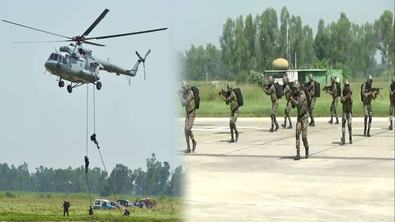 Jalandhar:IAF Garud Commando Force की ऐसी Exercise जिसे देखकर आप गर्व महसूस करेंगे | वनइंडिया हिंदी