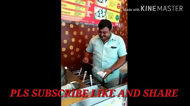 Bob-corn Maker Playing music without instrument during his work amazing