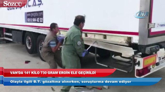 Van’da 141 kilo 730 gram eroin ele geçirildi