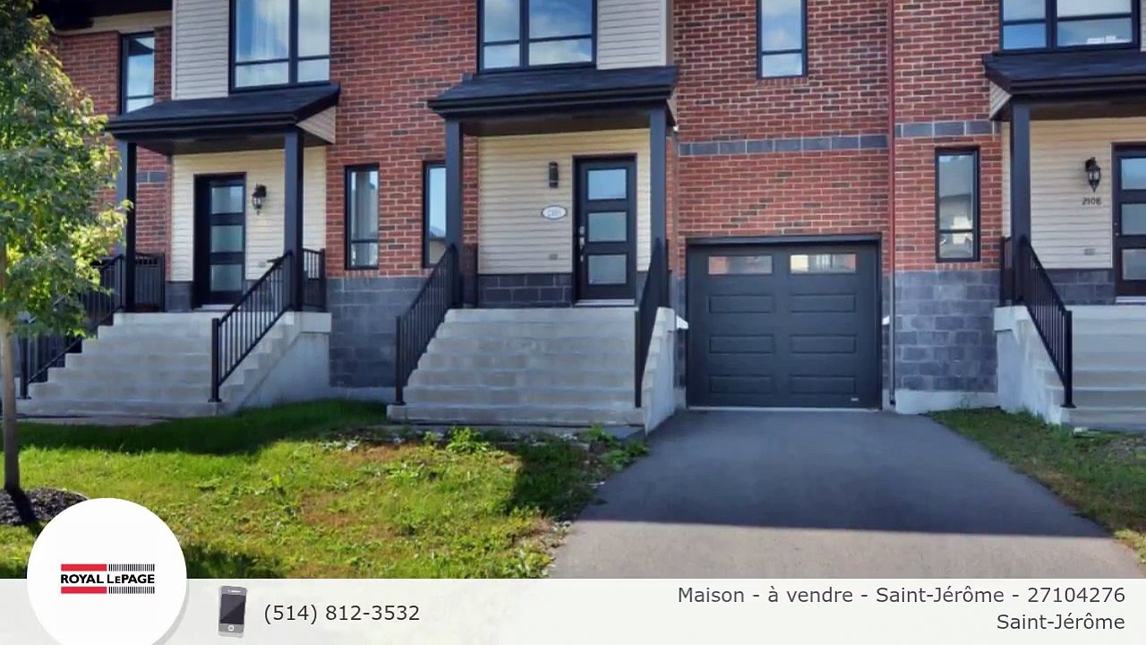 Maison - à vendre - Saint-Jérôme - 27104276