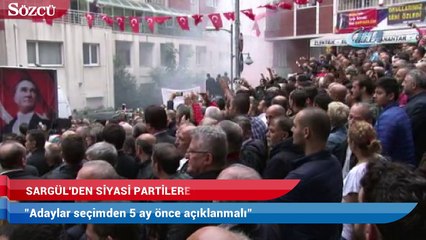 Mustafa Sarıgül’den çağrı:  Adaylar seçimden beş ay önce açıklanmalı