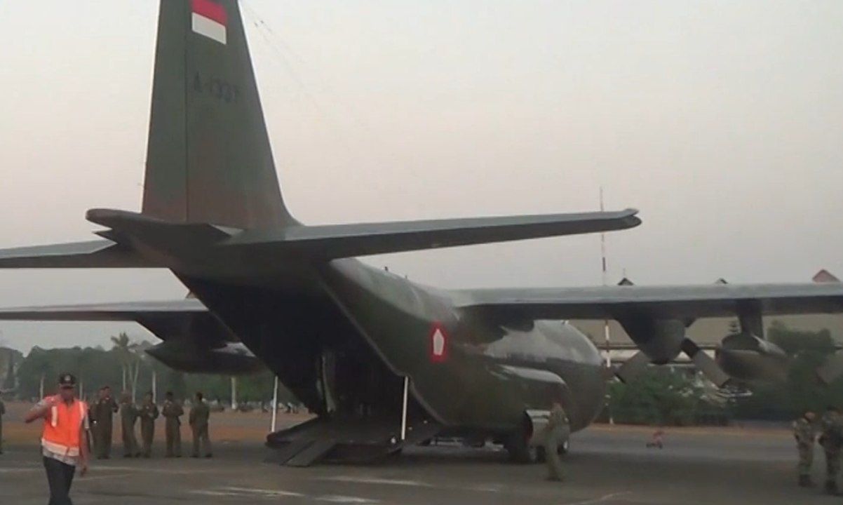 Lanud Abdulrachman Saleh Kirim Bantuan Korban Gempa