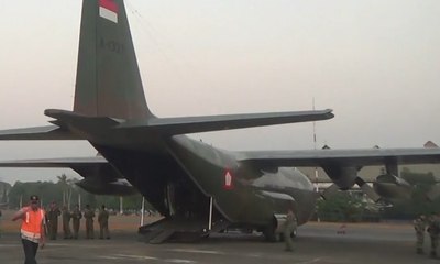 Lanud Abdulrachman Saleh Kirim Bantuan Korban Gempa