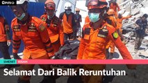#1MENIT | Selamat Dari Balik Reruntuhan
