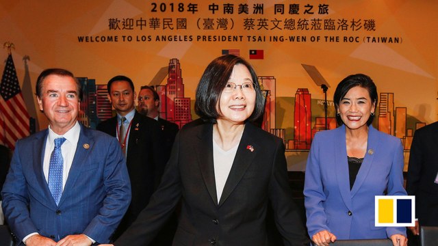 Tsai Ing-wen visits Los Angeles