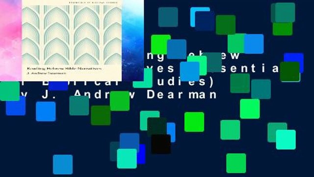 [P.D.F] Reading Hebrew Bible Narratives (Essentials of Biblical Studies) by J. Andrew Dearman