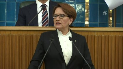 Akşener: 'Gelin Meclis'teki tüm partiler bir araya gelip teşhis ve tedaviyi birlikte konuşalım' - TBMM