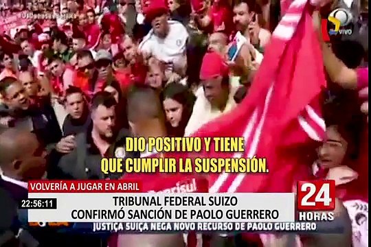 Defensa de Paolo Guerrero se pronunció tras negativa del Tribunal Federal Suizo