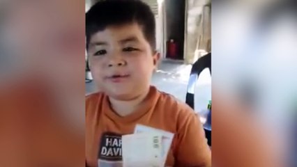 Niño argentino prefiere comer panchuques antes que vestir de River
