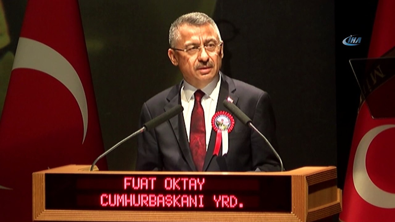 Cumhurbaşkanı Yardımcısı Oktay: 'Darbe girişimine teşebbüs edenler kahraman Türk Silahlı Kuvvetlerinin şerefli mensupları değil ruhlarını ve bedenlerini Pensilvanya'daki haine 1 dolara satmış iradesizler, acizler ve satılık zavallılardır'