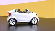 The new smart forease Premiere at the 2018 Paris Motor Show