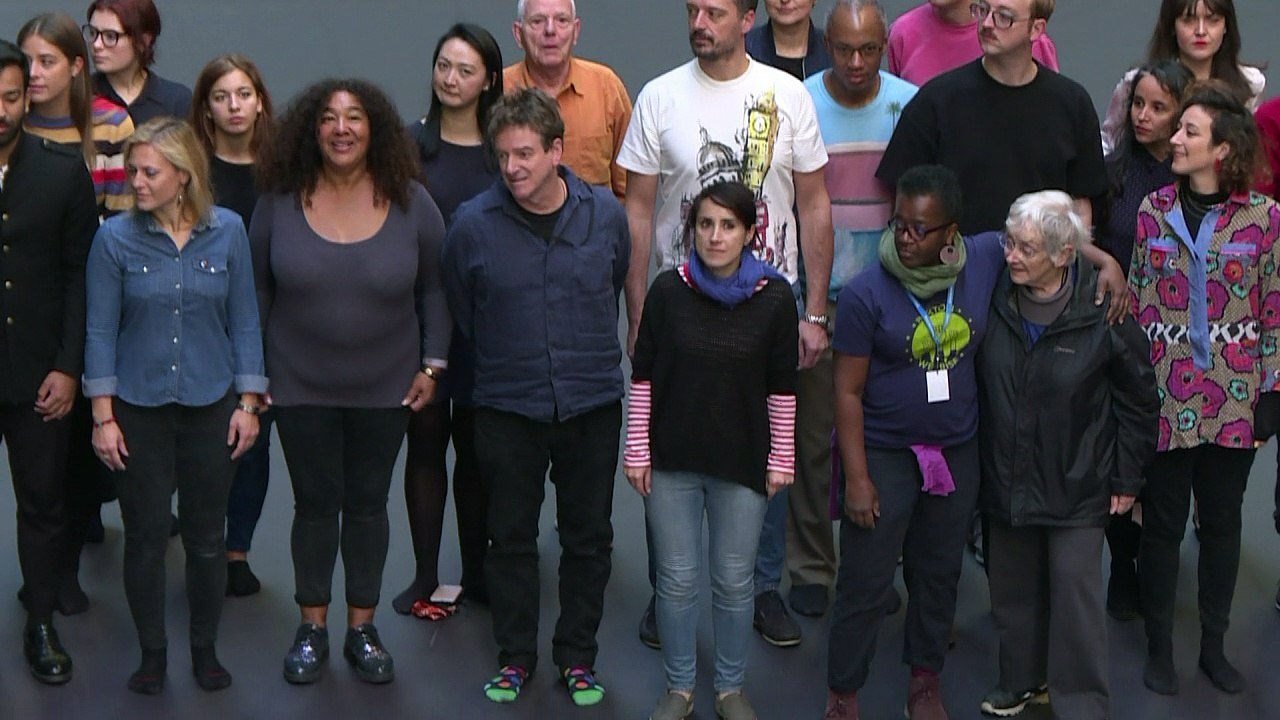 A Londres, une oeuvre interactive pour la cause des migrants