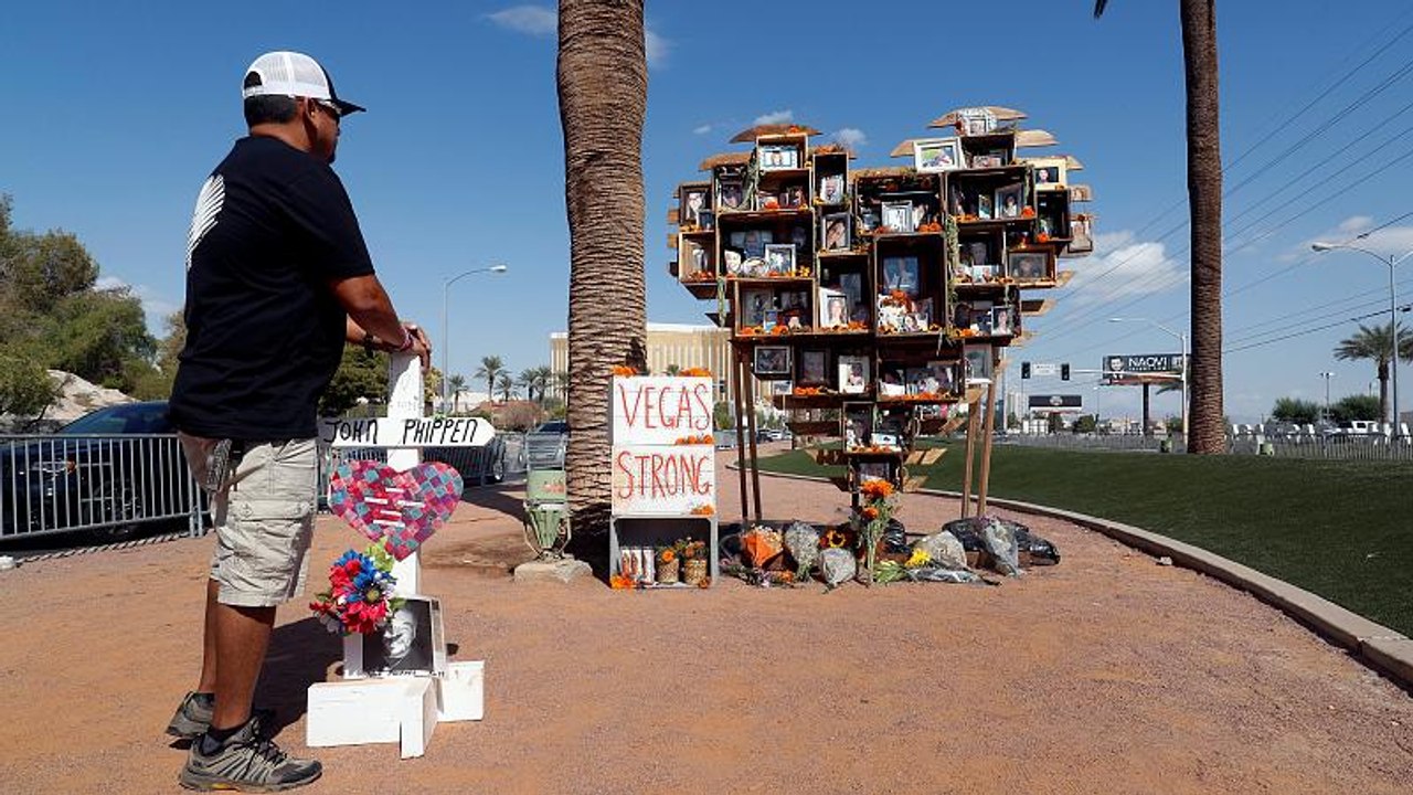 Gedenken an die Opfer des Massakers von Las Vegas