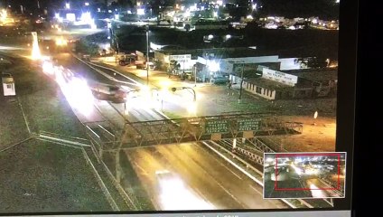 Vídeo mostra acidente com morte no Trevo Cataratas