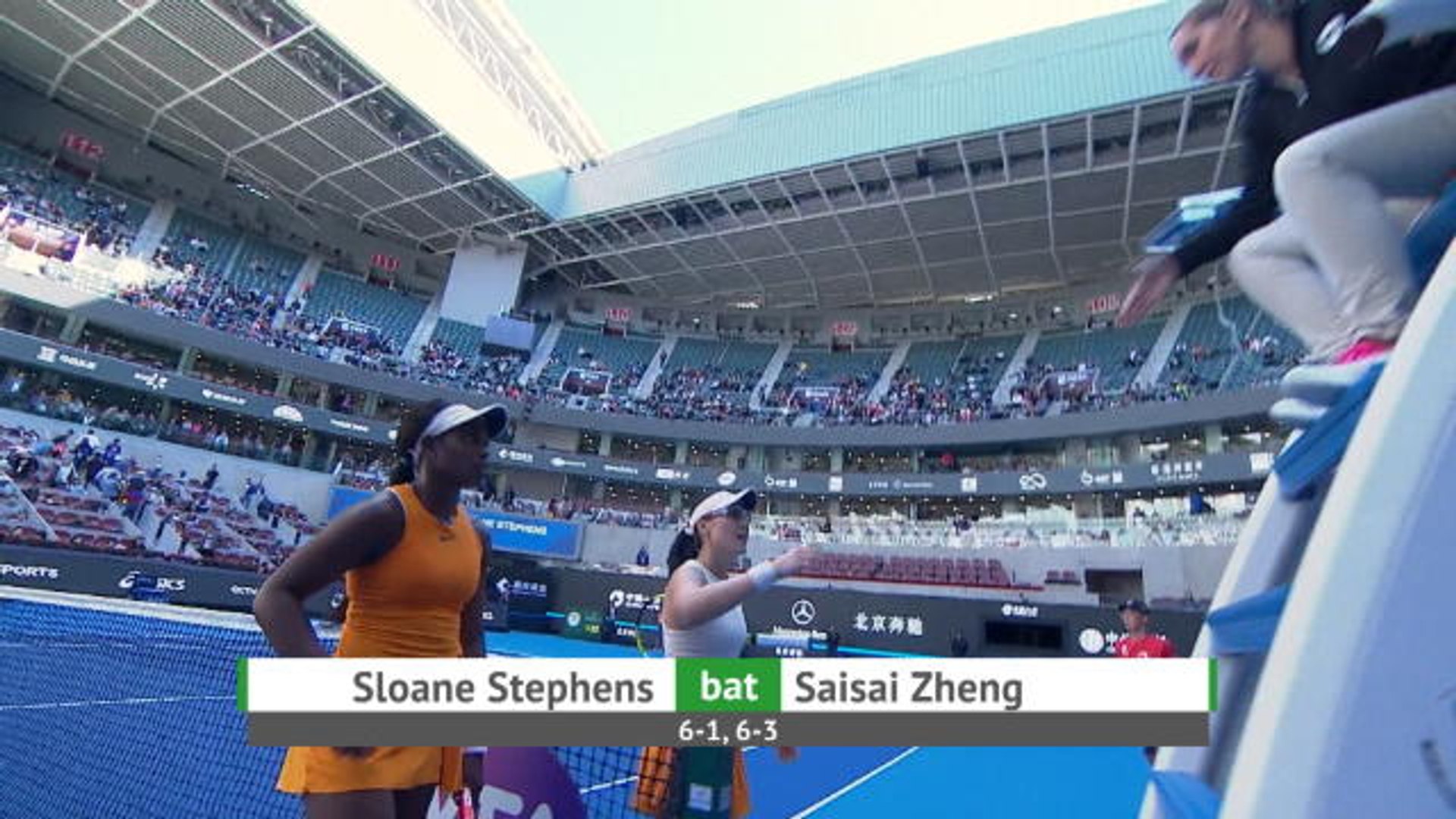 ⁣Pékin - Stephens déroule contre Zheng