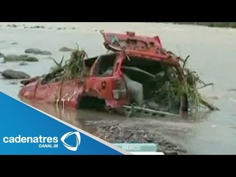 Lluvias en Sinaloa dejan desaparecidos a varias personas (VIDEO)