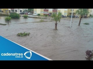 Se desbordan arroyos en Jalisco y causan inundaciones