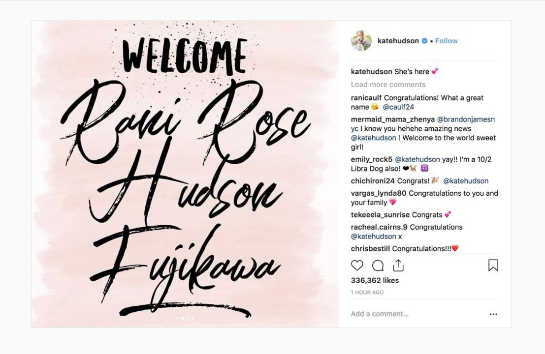 Kate Hudson: Das Warten hat ein Ende