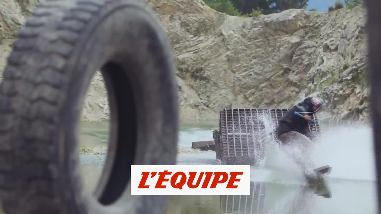 une carrière désaffectée comme terrain de jeu - Adrénaline - Wakeboard