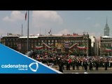 Desfile militar que conmemora la Independencia de México