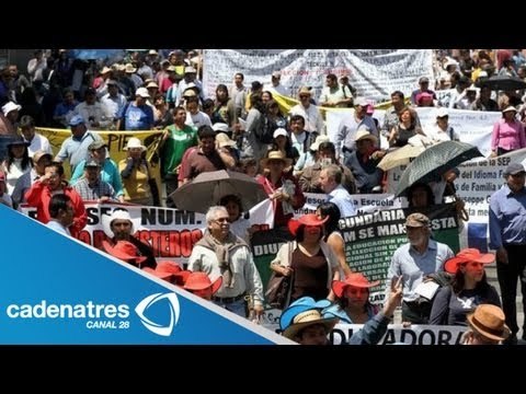 CNTE anuncia que convocara a paro cívico de miércoles a viernes