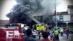 Impactante incendio en tienda comercial en Uruapan, Michoacán  / Paola Virrueta