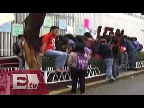 Detalles de toma de instalaciones de vocacionales del IPN/ Comunidad