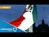 Peña Nieto iza la Bandera Nacional en memoria a las víctimas del temblor del 85