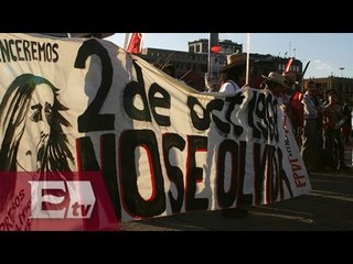 Termina marcha del 2 de octubre en saldo blanco / Excélsior Informa