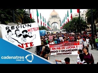 CNTE se hace nuevamente presente y tienen Agenda para largo en la Ciudad de México